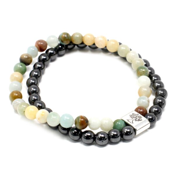 Second image of Pulsera de Piedras Preciosas Magnéticas - Amazonite