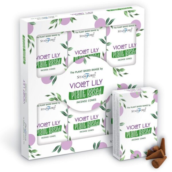 Second image of Conos de Incienso a Base de Plantas - Violeta Lilly