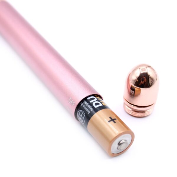 Second image of Rodillo con Vibración de Piedras Preciosas - Cuarzo rosa