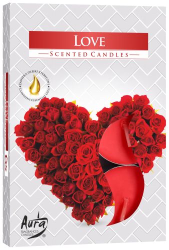 Second image of 1x Set de 6 Velas de Té Perfumadas - Amor