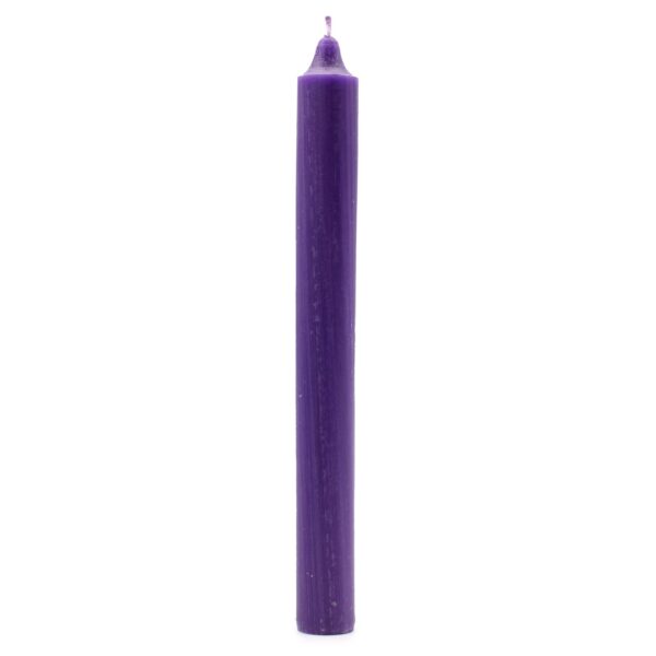 Second image of Velas a Granel de Color Sólido - Morado Rústico - Paquete de 10