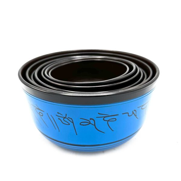 Second image of Juego de siete cuencos tibetanos para chakras pequeños (14-22 cm)