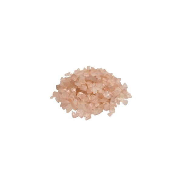 Second image of Rose Quartz Gemstone Chips Bulk - 1KG