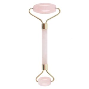 Rodillo Piedras Preciosas para Cara- Cuarzo rosa