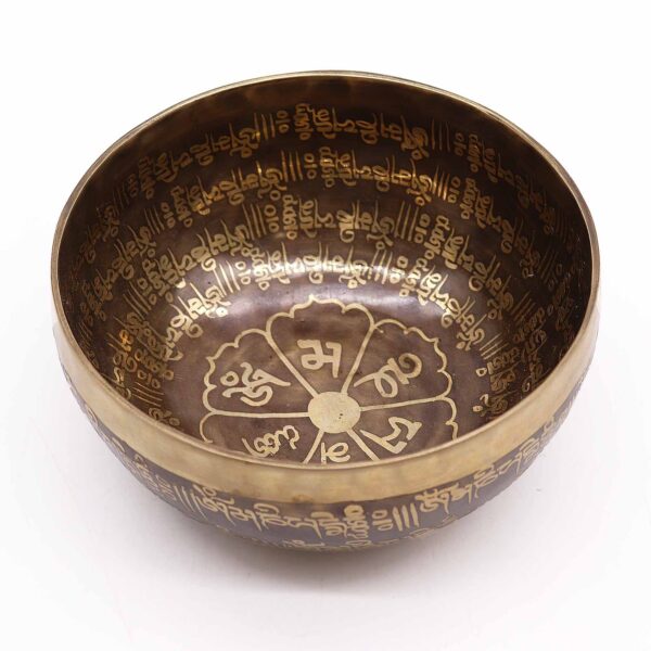 Second image of Cuenco Tibetano Curativo Grabado - 16cm - Mantra