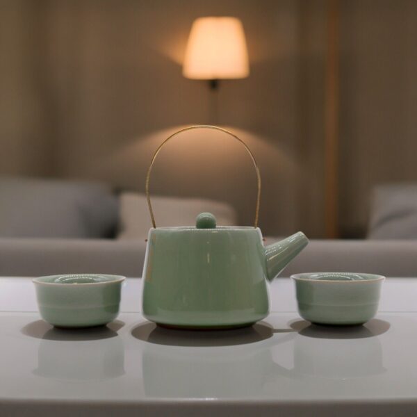 Second image of Set de Tetera - Verde - Tetera & Dos Tazas
