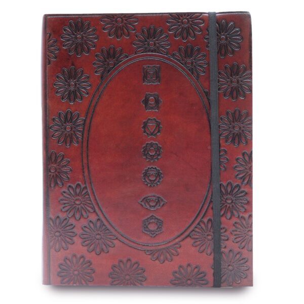 Second image of Cuaderno mediana con elástico - Chakra Mandala