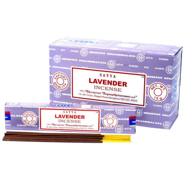 Second image of Varillas de Incienso Satya 15gm - Lavanda