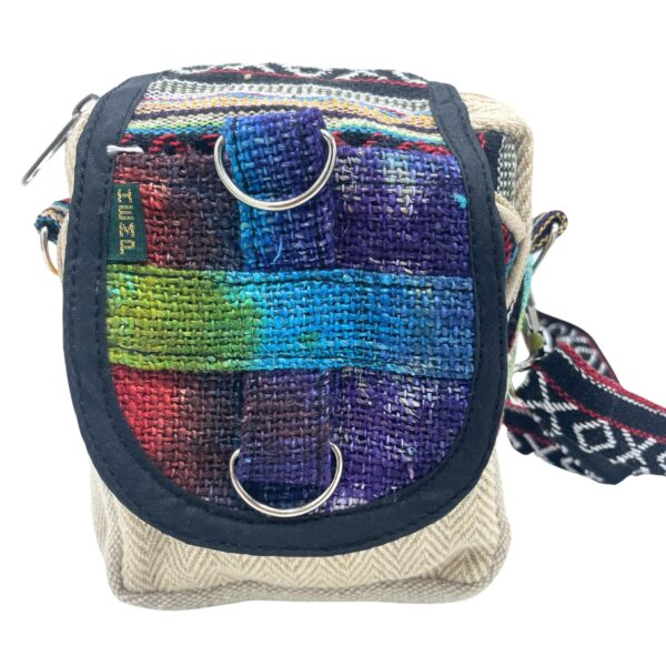 Second image of Bolso bandolera de cáñamo teñido