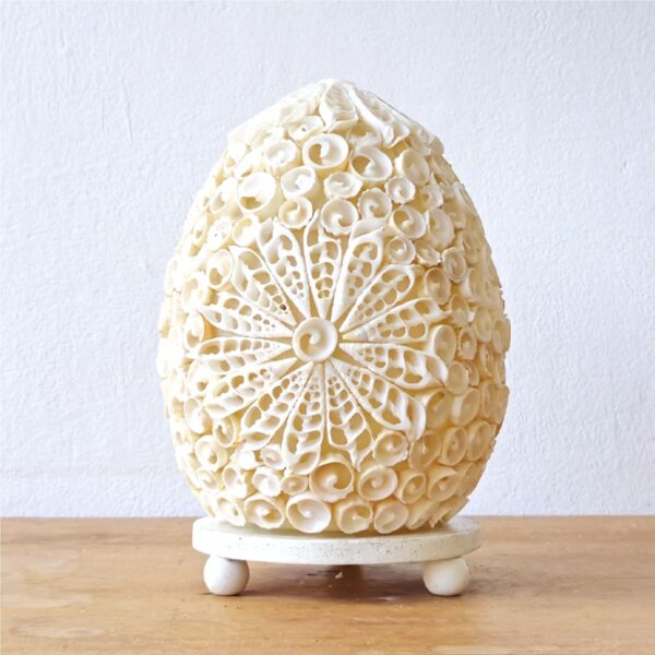 Second image of Lámpara Boho de Conchas Marinas - Concha Ovalada  - 15 cm