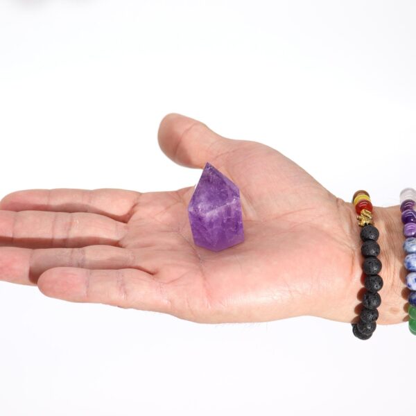Second image of Piedras en Punta de amatista de color intenso - Pequeñas (aprox. 4-5,5 cm)