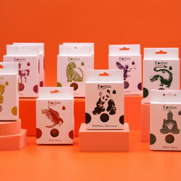 Second image of Esponja Facial Konjac - Té Verde - Protector