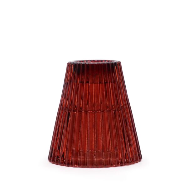Second image of Portavelas reversible para cena / vela de té - Rojo Vampiro