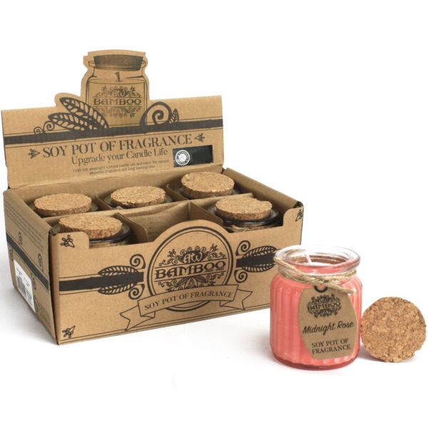 Second image of Vela de Cera de Soja Tarro - Rosa