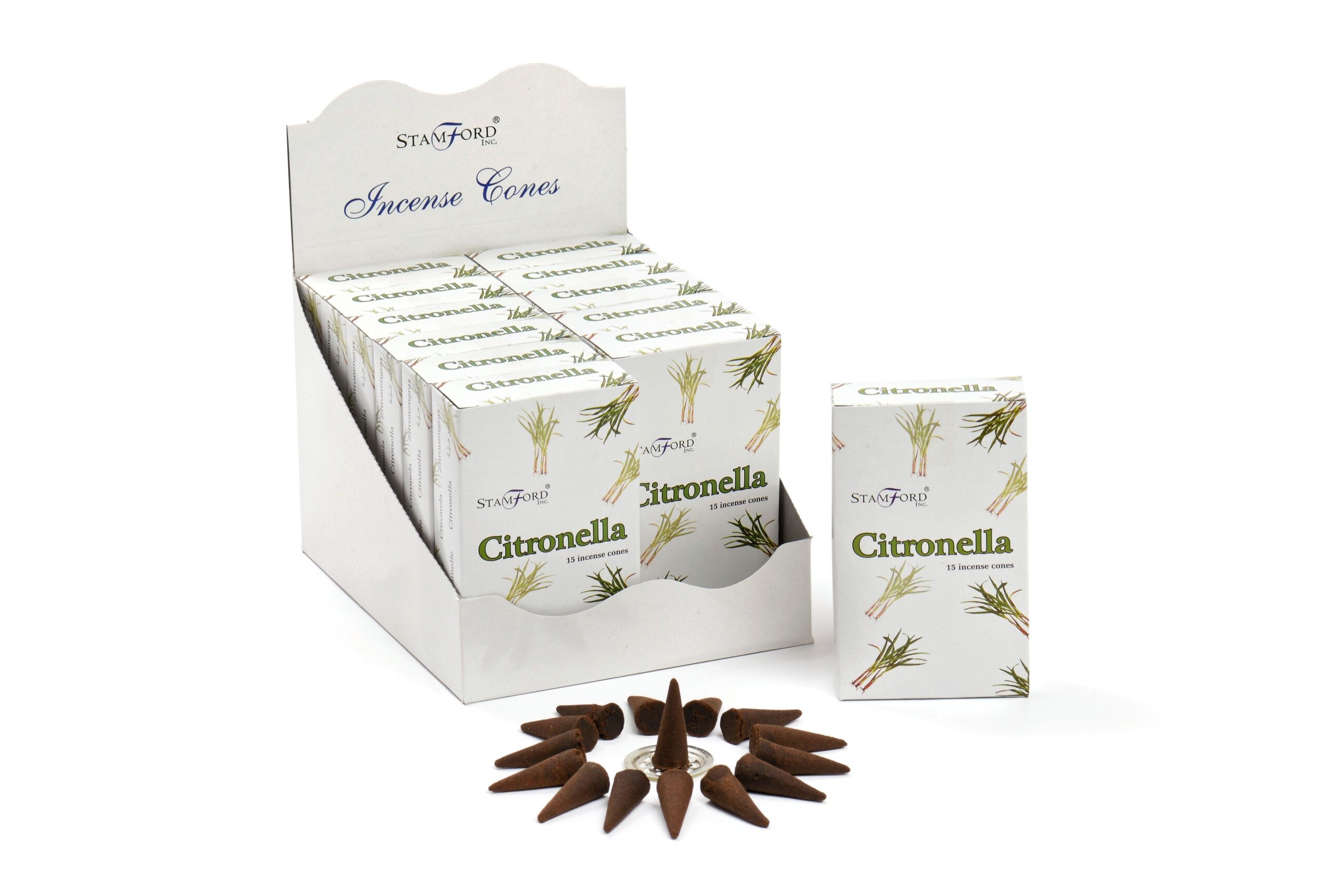 Second image of Conos de incienso de citronela