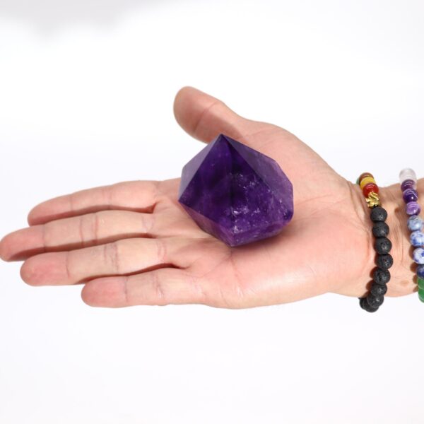 Second image of Piedras en Punta de amatista de color intenso - Medianas (aprox. 5,5-6,5 cm)