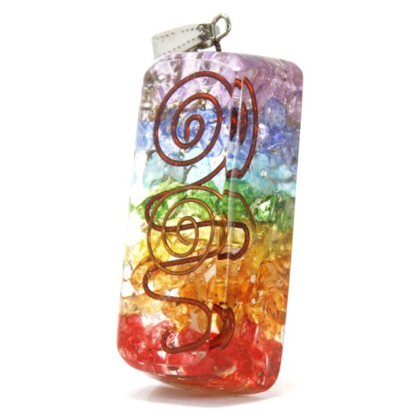 Second image of Colgante de Orgonita - Arco iris