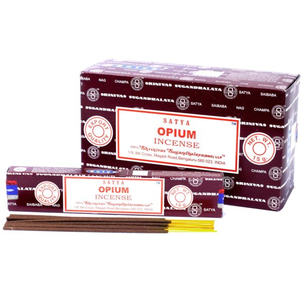 Second image of Varillas de Incienso Satya 15gm - Opio