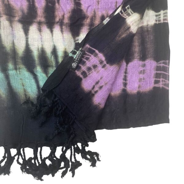 Second image of Arte Boho Java Estola/Bufanda - Rayas Múltiples - 62x200cm