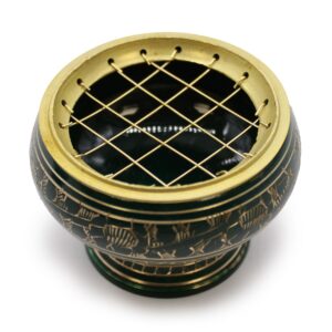 Cuenco Alto de Incienso de carbón Chakra - Corazón