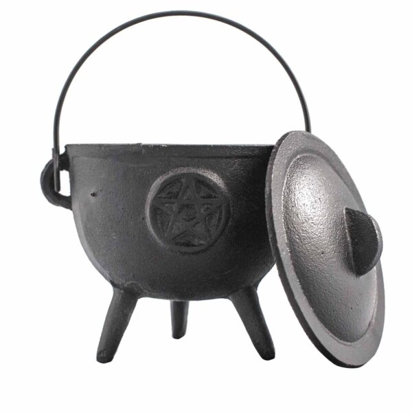 Second image of Caldero de Hierro Fundido con Pentágono 11x13cm