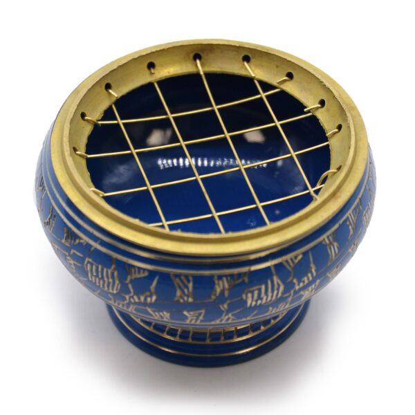 Cuenco Alto de Incienso de Carbón Chakra – Tercer Ojo