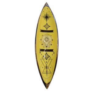 Porta Inciensos esmaltado - Madera de mango - Mano y Sol (natural)