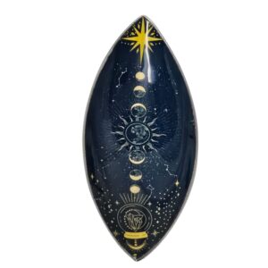 Porta Inciensos esmaltado - Aluminio - Fases lunares del Zodíaco