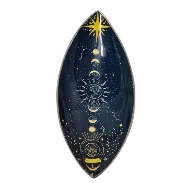 Porta Inciensos esmaltado - Aluminio - Fases lunares del Zodíaco