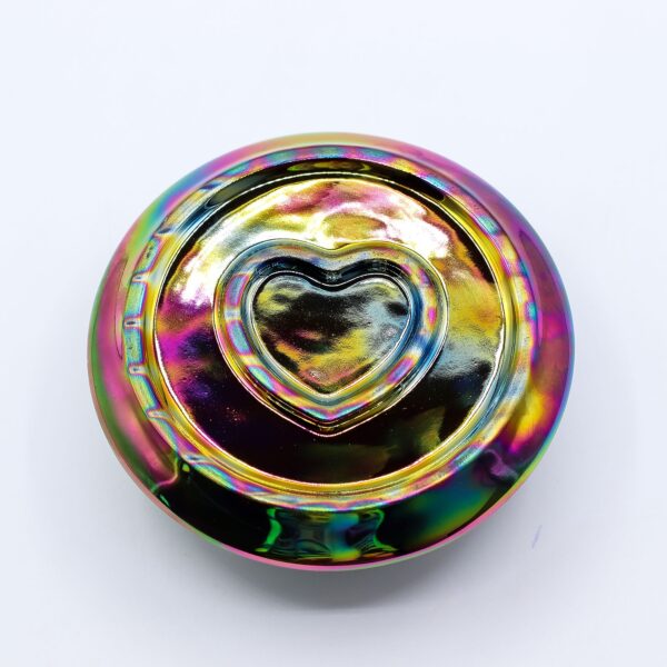 Second image of Soporte cerámico para Palo Santo e Incienso - Mandala - Arcoíris Metálico