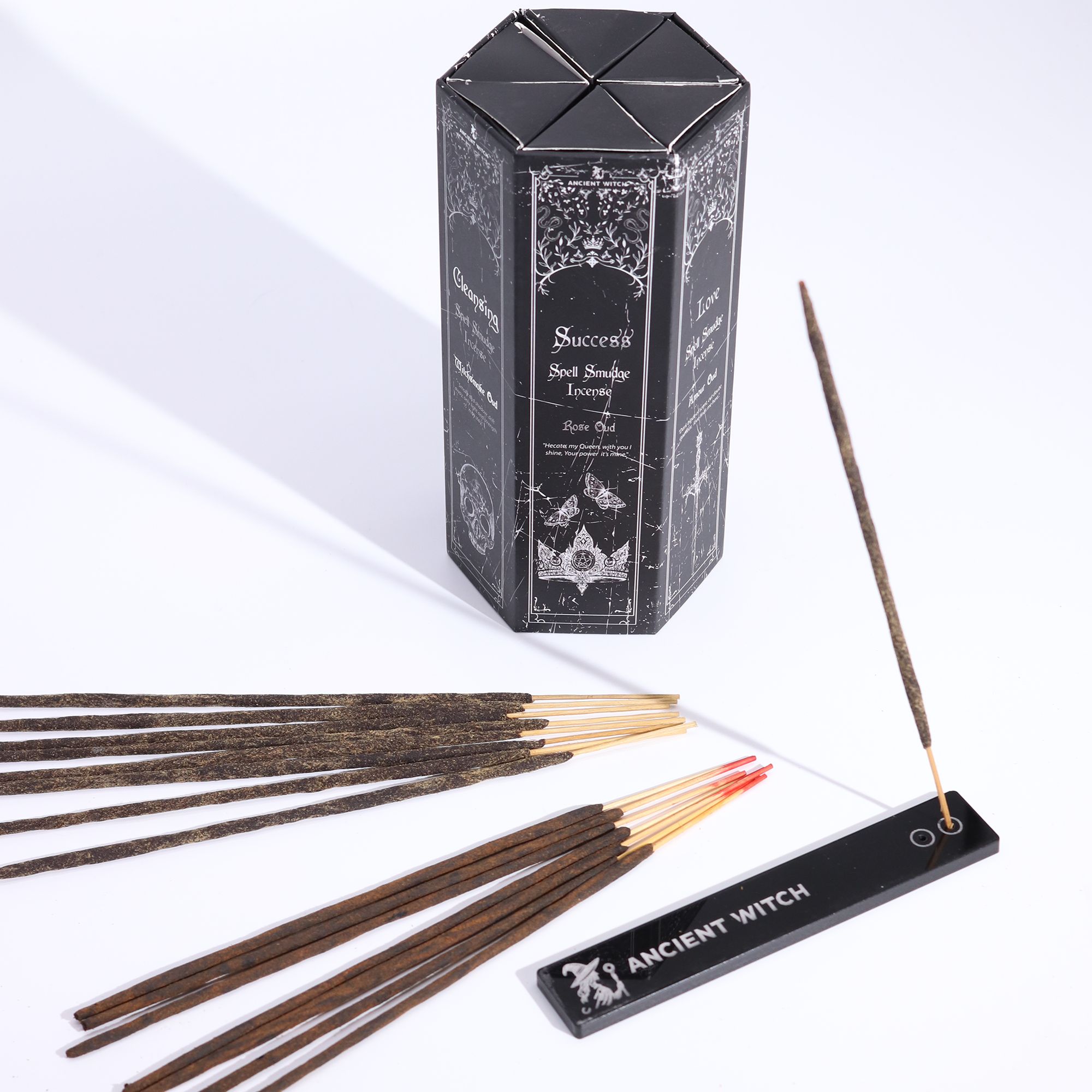 Incienso con forma piramidal - Set de 5 aromas y hechizos de brujas antiguas - Imagen 2