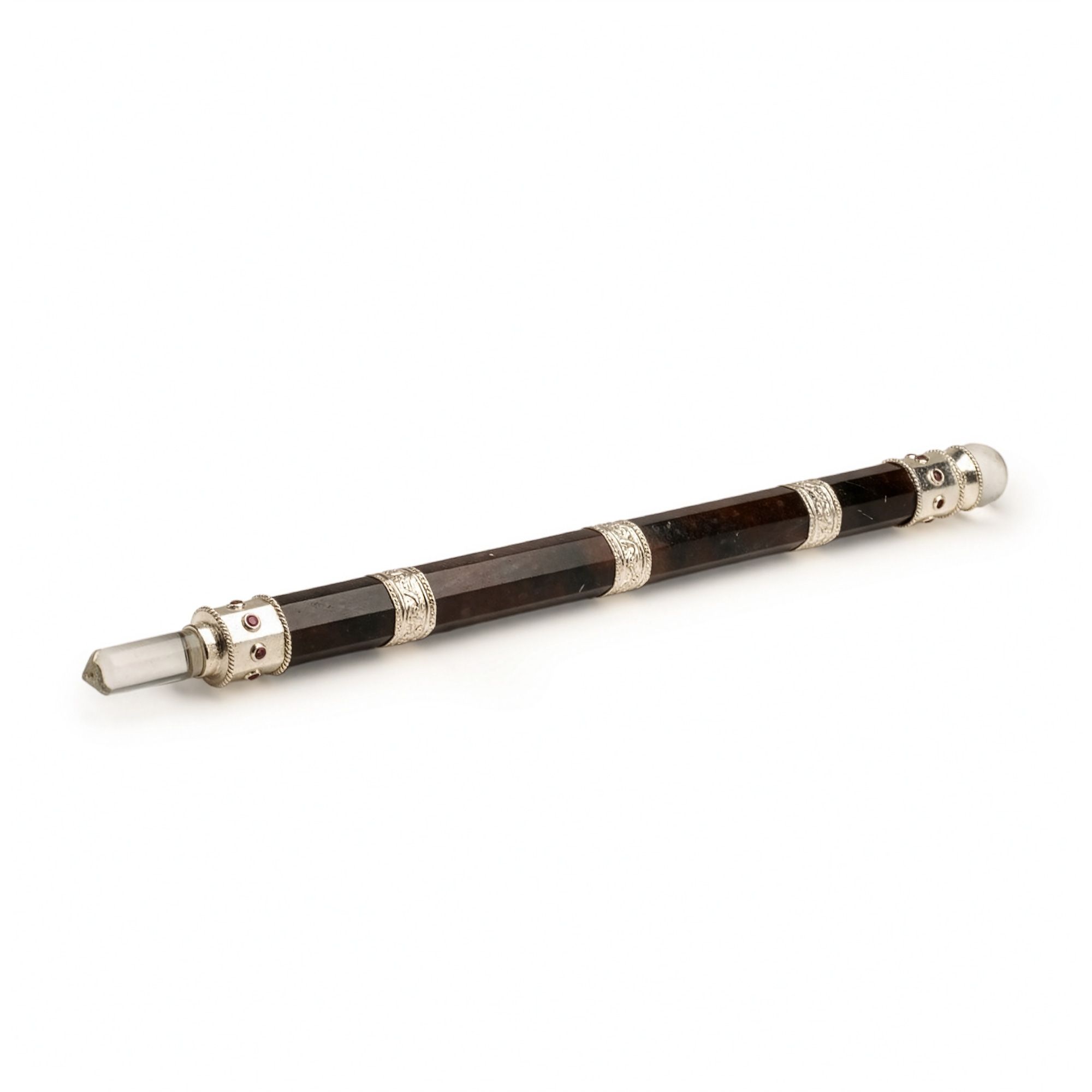 Varita Bloodroot Soverign -Extra Largo Fancy Jasper Magic- Parte superior de bola de cristal - 26cm - Imagen 5